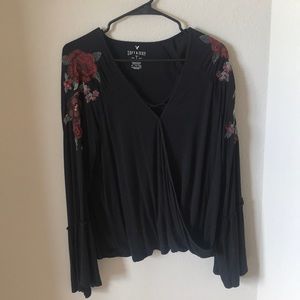 American Eagle soft and sexy rose top